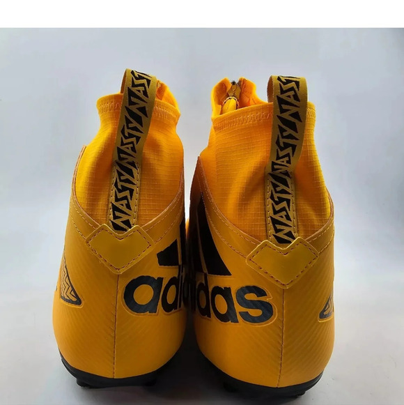 Adidas Nasty Fly Mens Size 16 Football Cleats Zip & Laceup Hi Top Lineman Gold - Picture 6 of 6